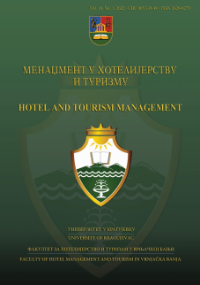					View Vol. 10 No. 1 (2022): Hotel and Tourism Management
				