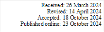 Received: 26 March 2024
Revised: 14 April 2024
Accepted: 18 October 2024
Published online: 23 October 2024


