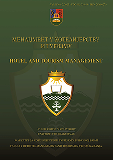 					View Vol. 11 No. 2 (2023): Hotel and Tourism Management
				